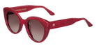 Emmanuelle Khanh® PORTIA Sunglasses EK PORTIA-181 49 - Moire Bordeaux