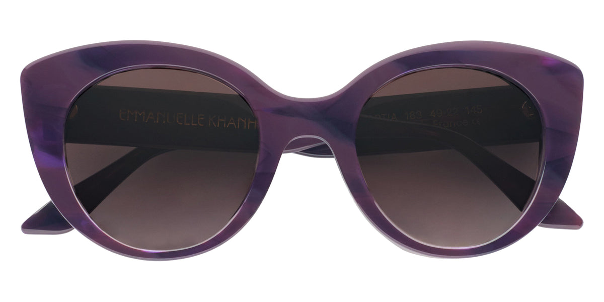 Emmanuelle Khanh® PORTIA Sunglasses EK PORTIA-183 49 - Moire Violet