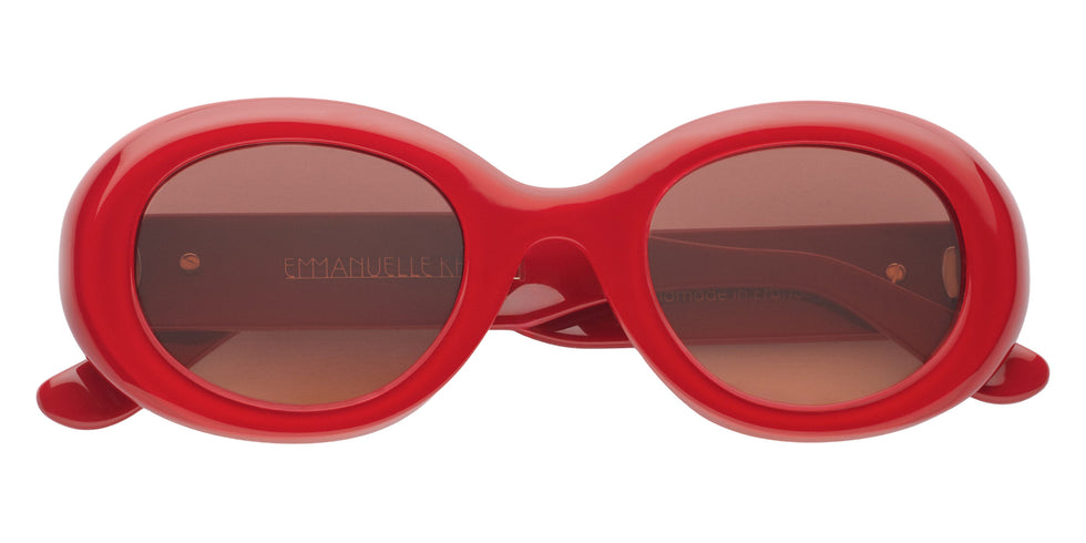 Emmanuelle Khanh® QUEEN Sunglasses EK QUEEN-506 48 - Glossy Rouge