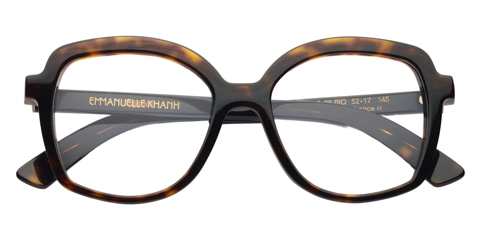 Emmanuelle Khanh® RISE Eyeglasses EK RISE-36 52 - Classique Havana Bio