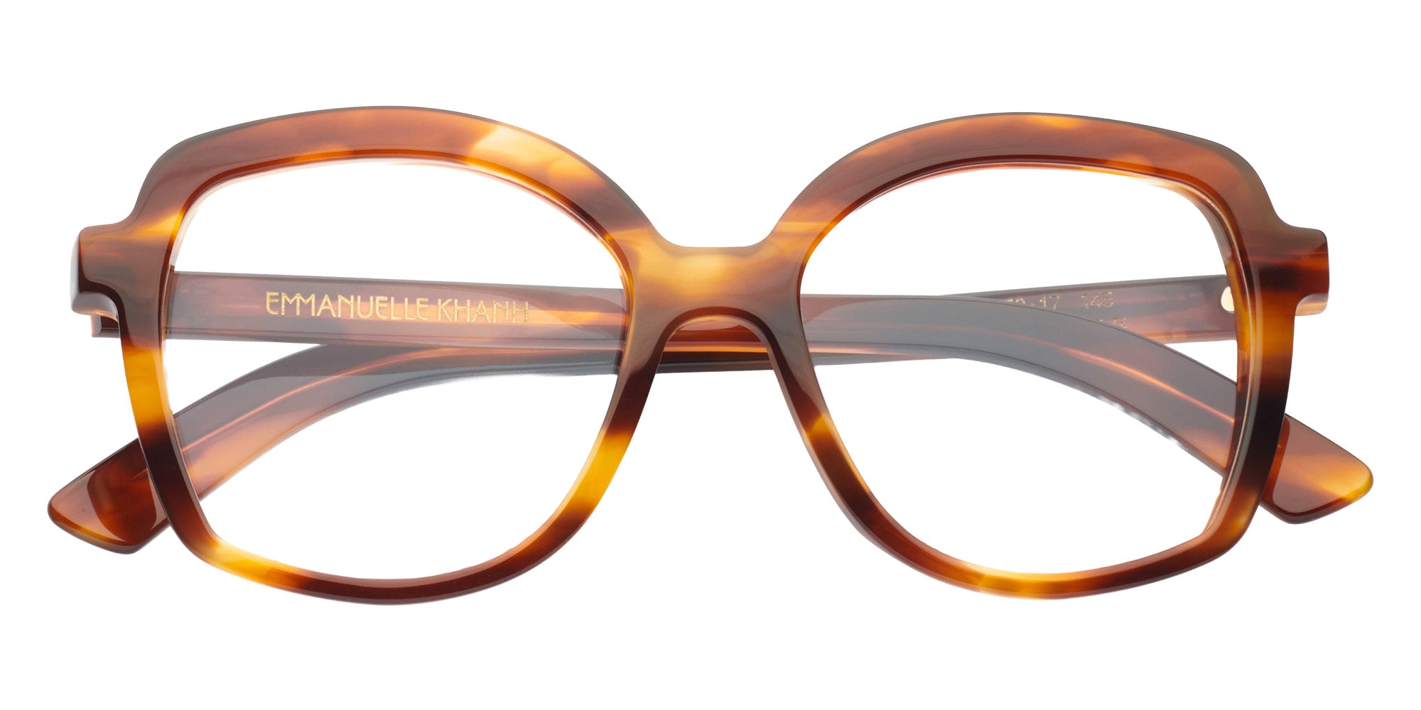 Emmanuelle Khanh® RISE Eyeglasses EK RISE-525 52 - Flamme Havana