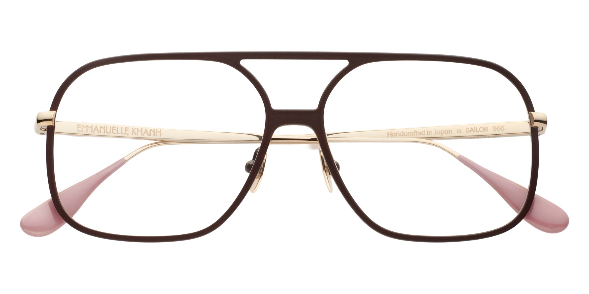 Emmanuelle Khanh® SAILOR Eyeglasses EK SAILOR-966 56 - Laque Chocolat