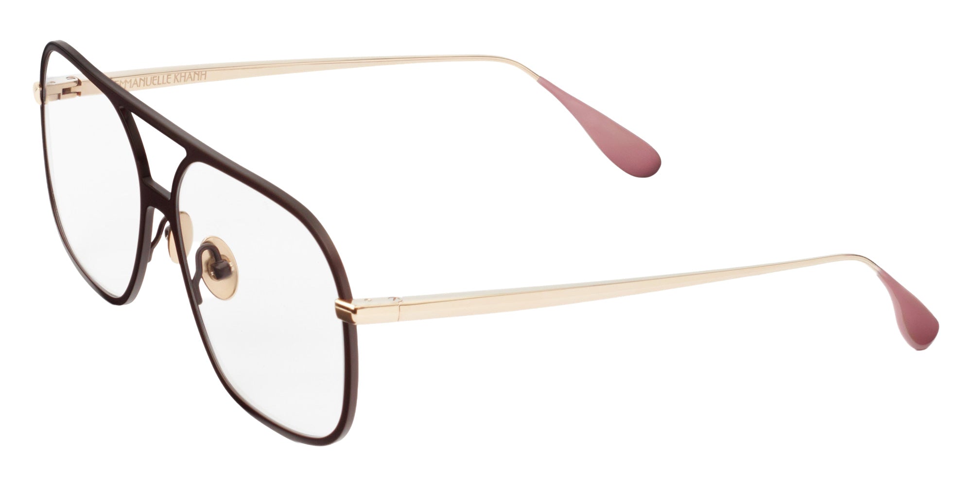 Emmanuelle Khanh® SAILOR Eyeglasses EK SAILOR-966 56 - Laque Chocolat