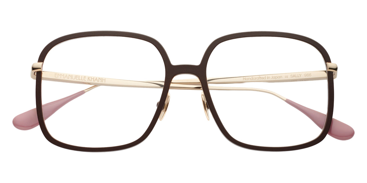 Emmanuelle Khanh® SALLY Eyeglasses EK SALLY-966 54 - Laque Chocolat