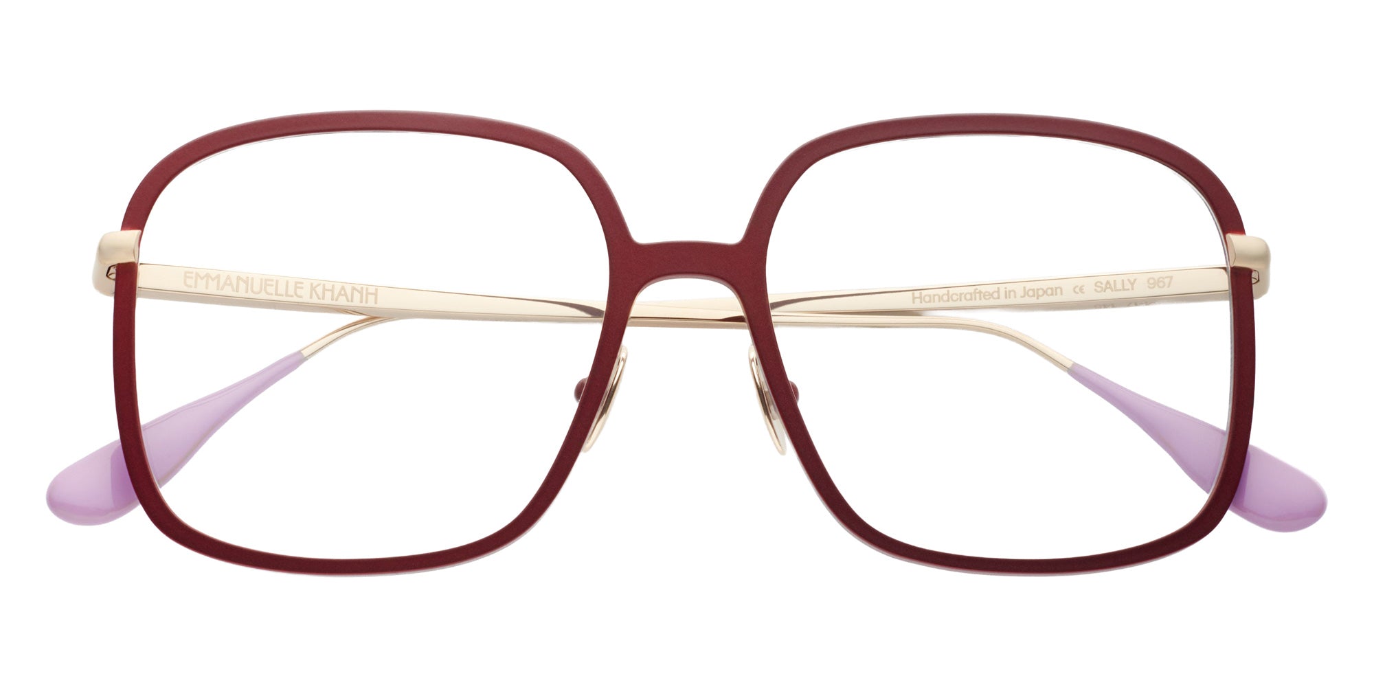 Emmanuelle Khanh® SALLY Eyeglasses EK SALLY-967 54 - Laque Griotte
