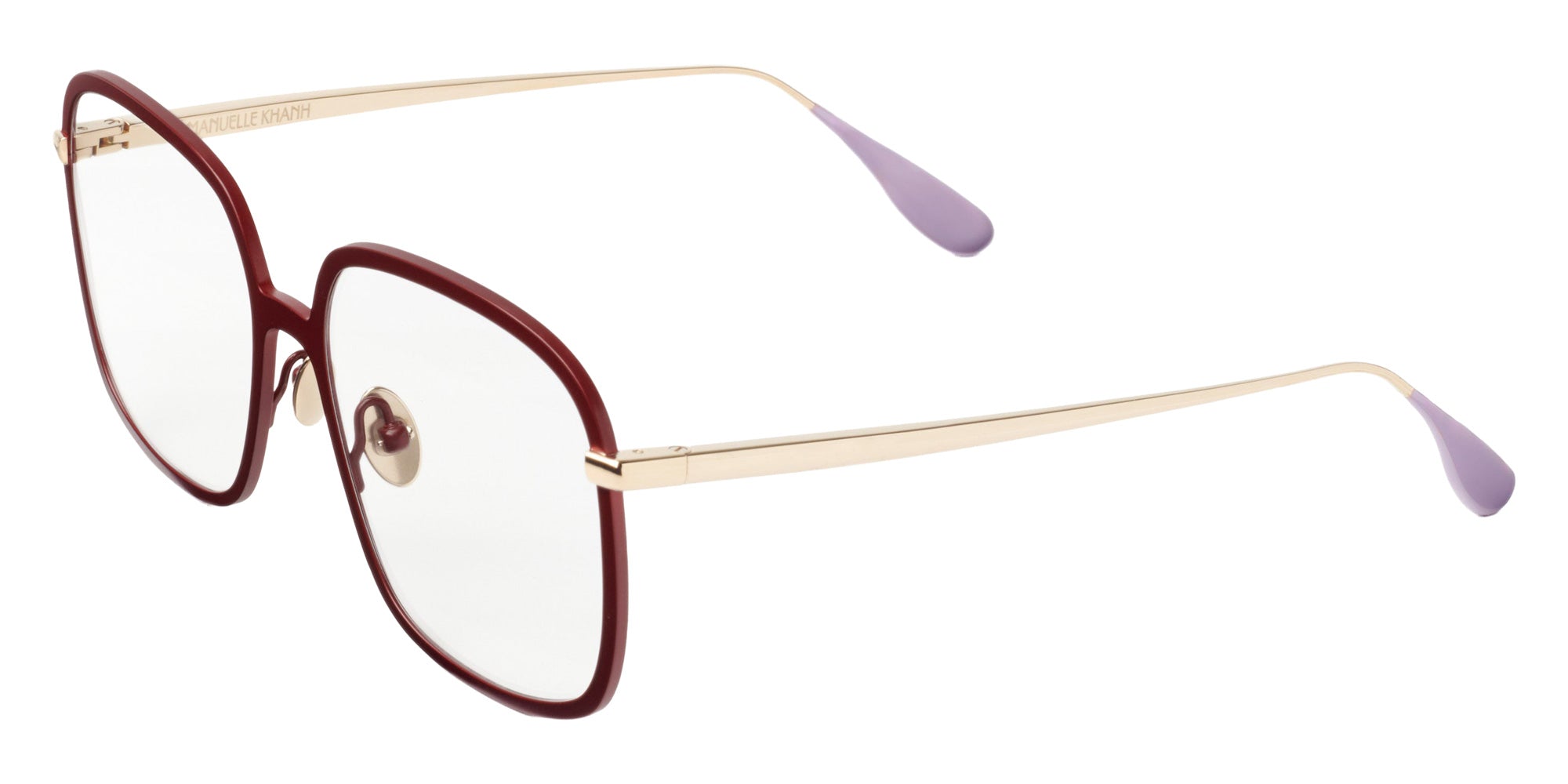 Emmanuelle Khanh® SALLY Eyeglasses EK SALLY-967 54 - Laque Griotte