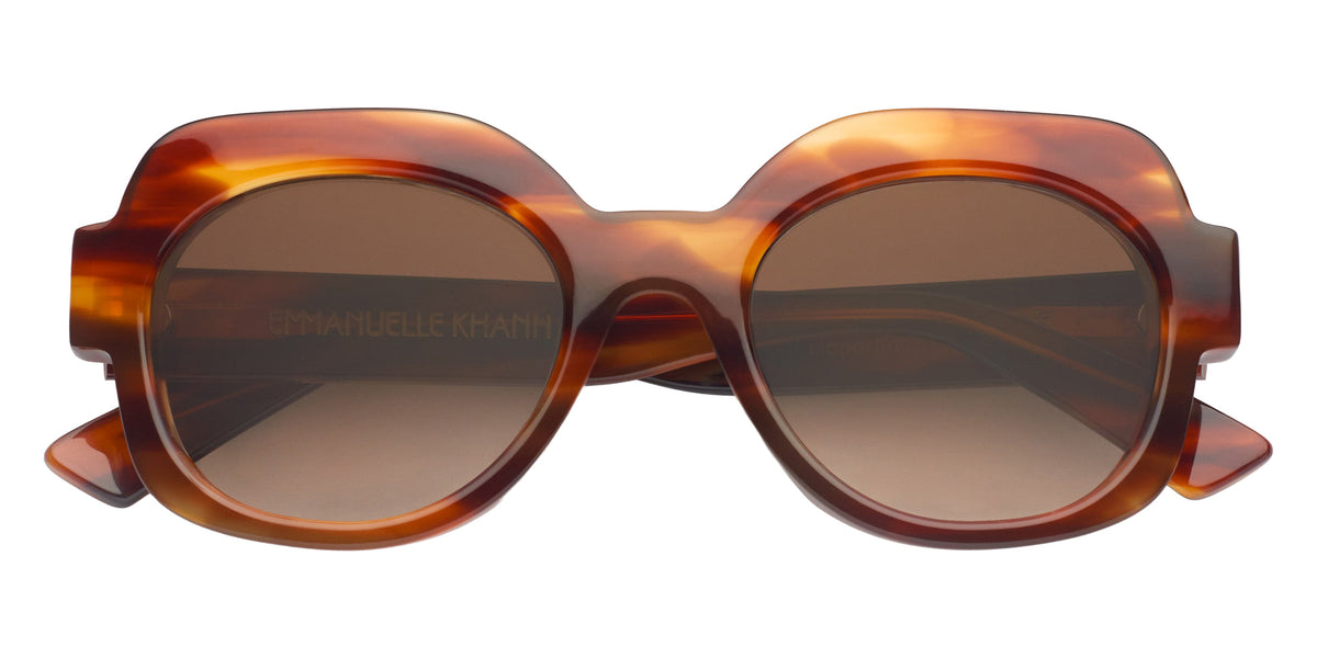 Emmanuelle Khanh® SATIN Sunglasses EK SATIN-525 51 - Flamme Havana