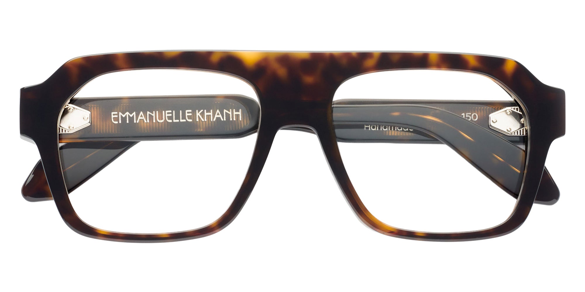 Emmanuelle Khanh® SATURN Eyeglasses EK SATURN-36 57 - Classique Havana Bio