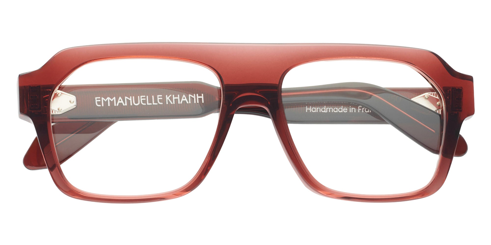 Emmanuelle Khanh® SATURN Eyeglasses EK SATURN-39 57 - Cognac