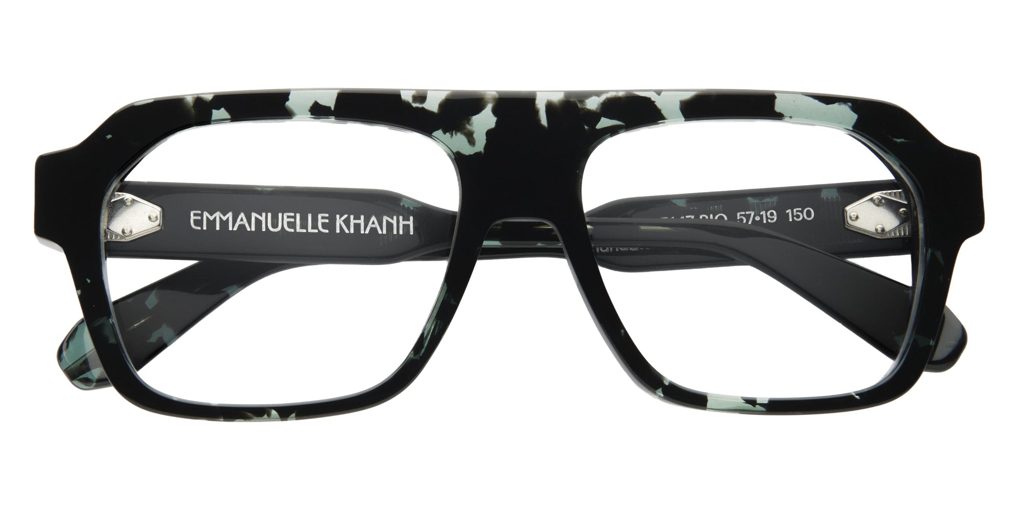 Emmanuelle Khanh® SATURN Eyeglasses EK SATURN-5147 57 - Eclat Vert Bio