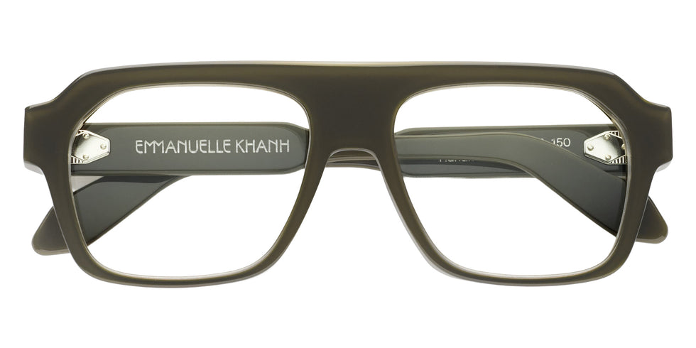 Emmanuelle Khanh® SATURN Eyeglasses EK SATURN-855 57 - Glossy Olive