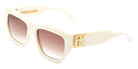 Emmanuelle Khanh® EK SILENCIO EK SILENCIO 201 56 - 201 - Egg Shell Sunglasses