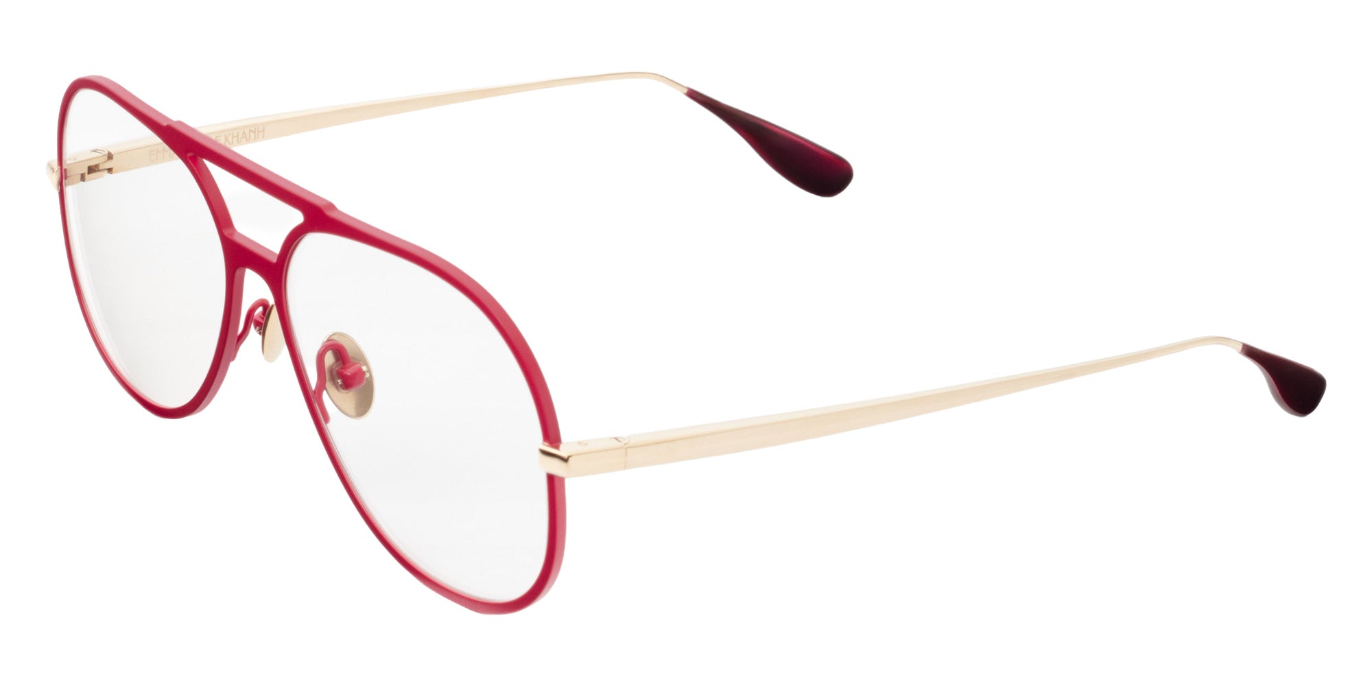 Emmanuelle Khanh® SKY Eyeglasses EK SKY-506 56 - Glossy Rouge