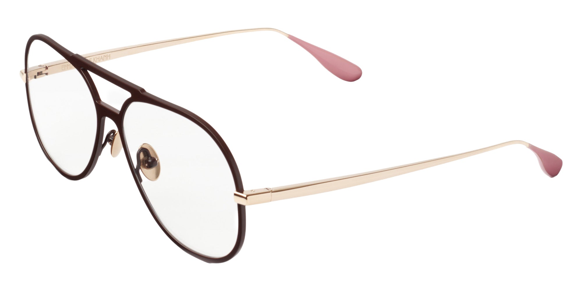 Emmanuelle Khanh® SKY Eyeglasses EK SKY-966 56 - Laque Chocolat