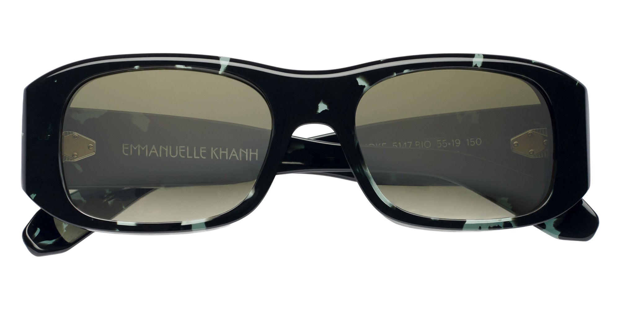 Emmanuelle Khanh® SMOKE Sunglasses EK SMOKE-5147 53 - Eclat Vert