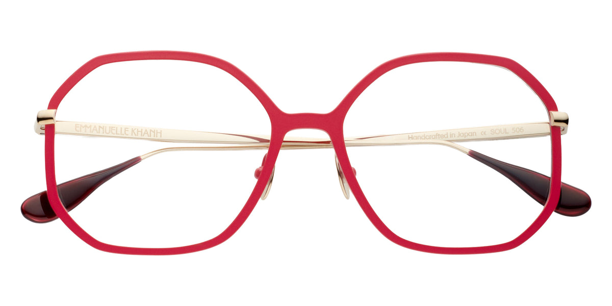 Emmanuelle Khanh® SOUL Eyeglasses EK SOUL-506 55 - Glossy Rouge