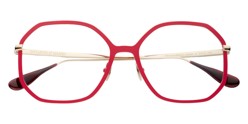 Emmanuelle Khanh® SOUL Eyeglasses EK SOUL-506 55 - Glossy Rouge