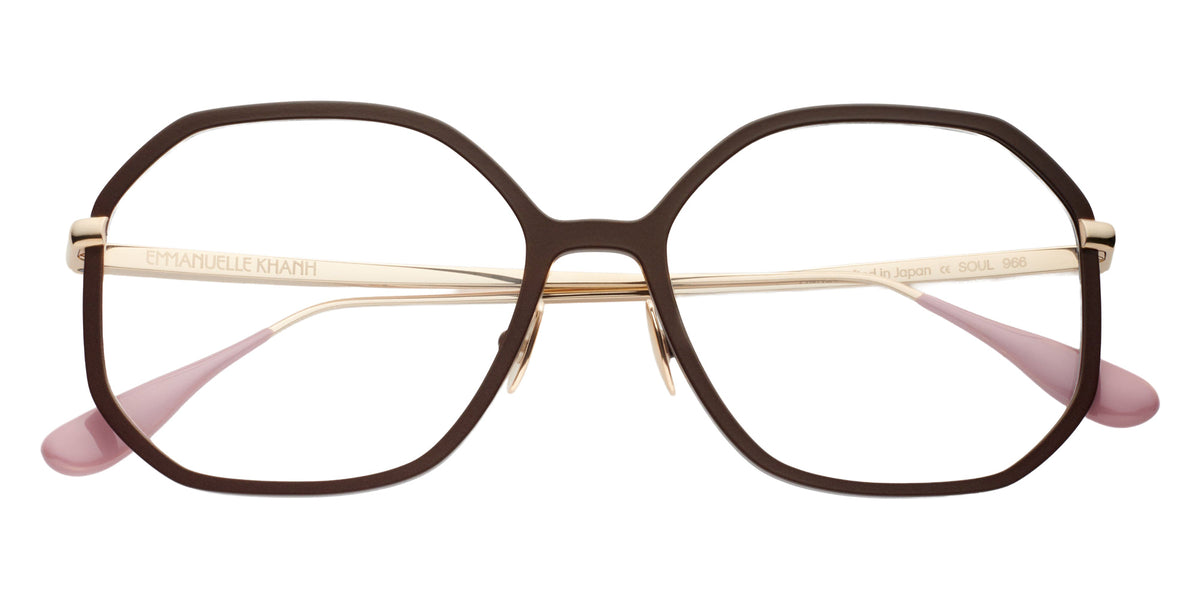 Emmanuelle Khanh® SOUL Eyeglasses EK SOUL-966 55 - Laque Chocolat