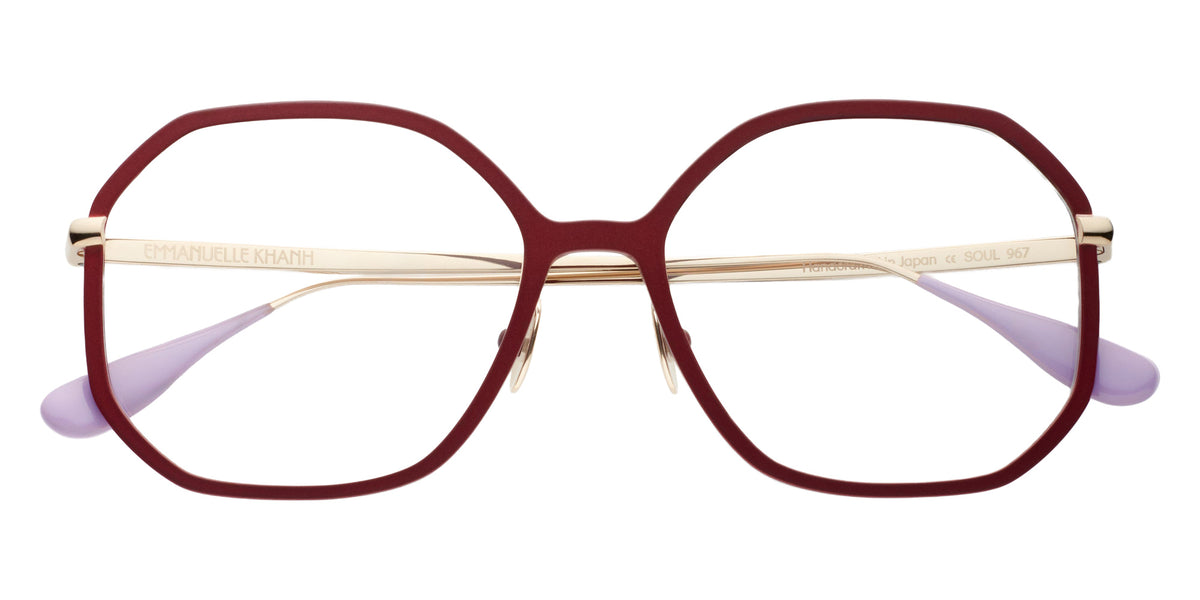 Emmanuelle Khanh® SOUL Eyeglasses EK SOUL-967 55 - Laque Griotte