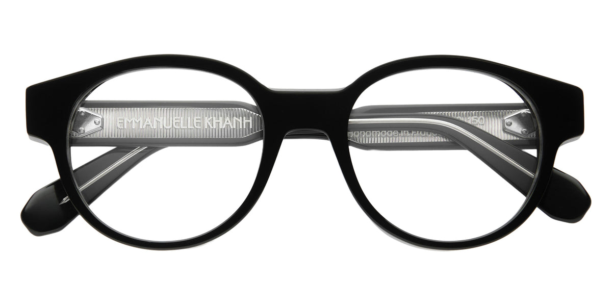 Emmanuelle Khanh® STORM Eyeglasses EK STORM-169A 52 - Noir Cristal Bio - Ar