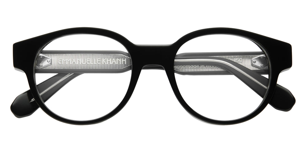 Emmanuelle Khanh® STORM Eyeglasses EK STORM-169A 52 - Noir Cristal Bio - Ar