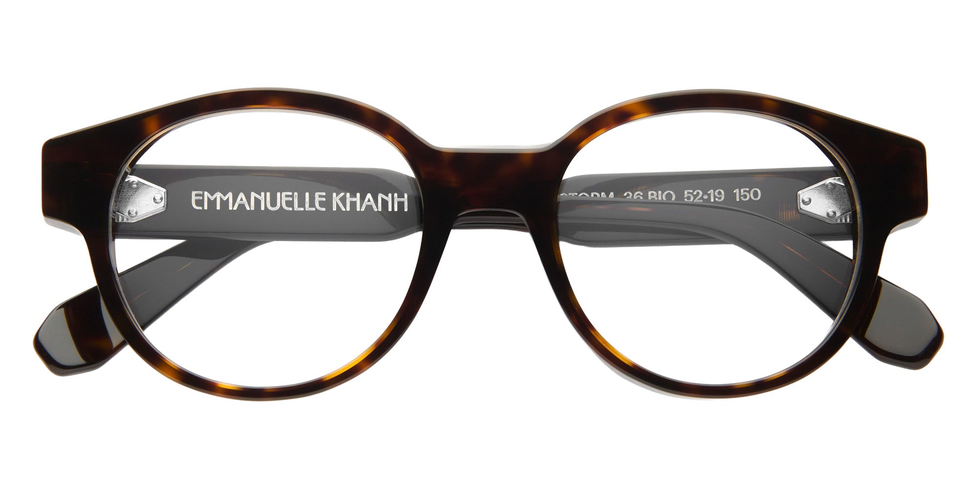 Emmanuelle Khanh® STORM Eyeglasses EK STORM-36 52 - Classique Havana Bio