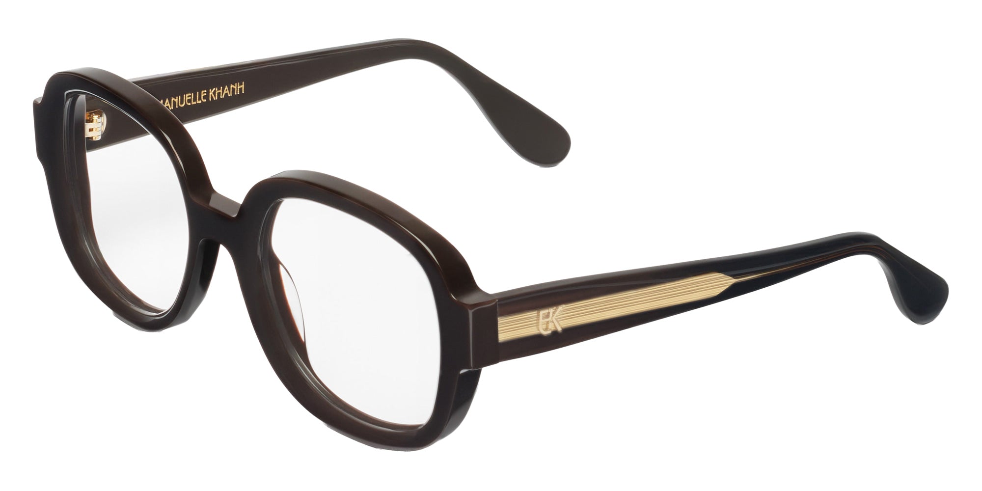 Emmanuelle Khanh® SUENO Eyeglasses EK SUENO-320 50 - Eclipse Cafe