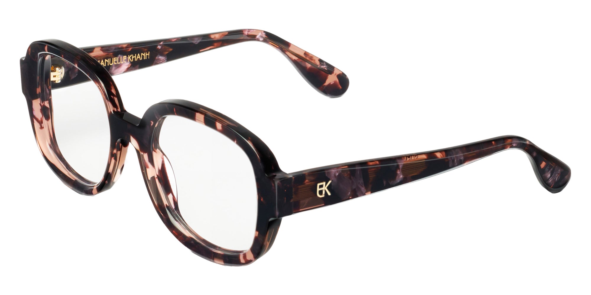 Emmanuelle Khanh® SUENO Eyeglasses EK SUENO-431 50 - Eclat Rose Nacre Bio