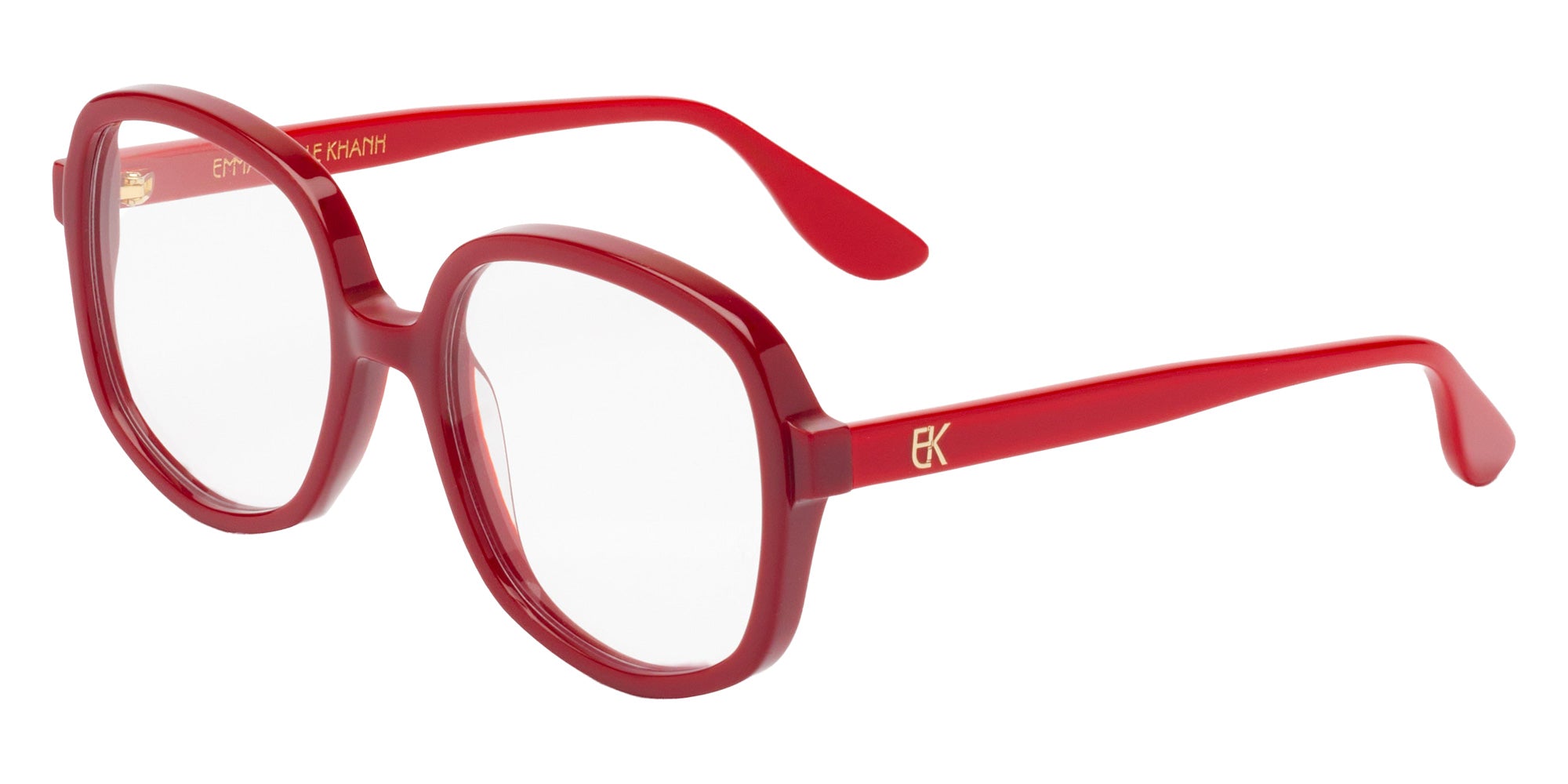 Emmanuelle Khanh® SWAN Eyeglasses EK SWAN-106 52 - Cerise