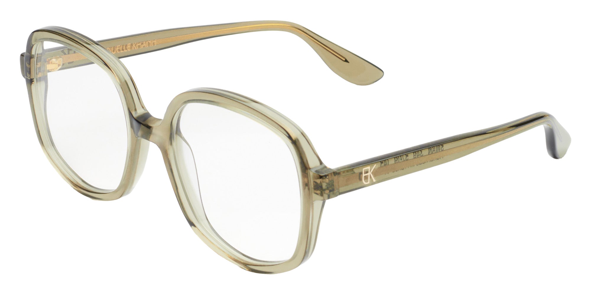 Emmanuelle Khanh® SWAN Eyeglasses EK SWAN-349 52 - Cristal Olive