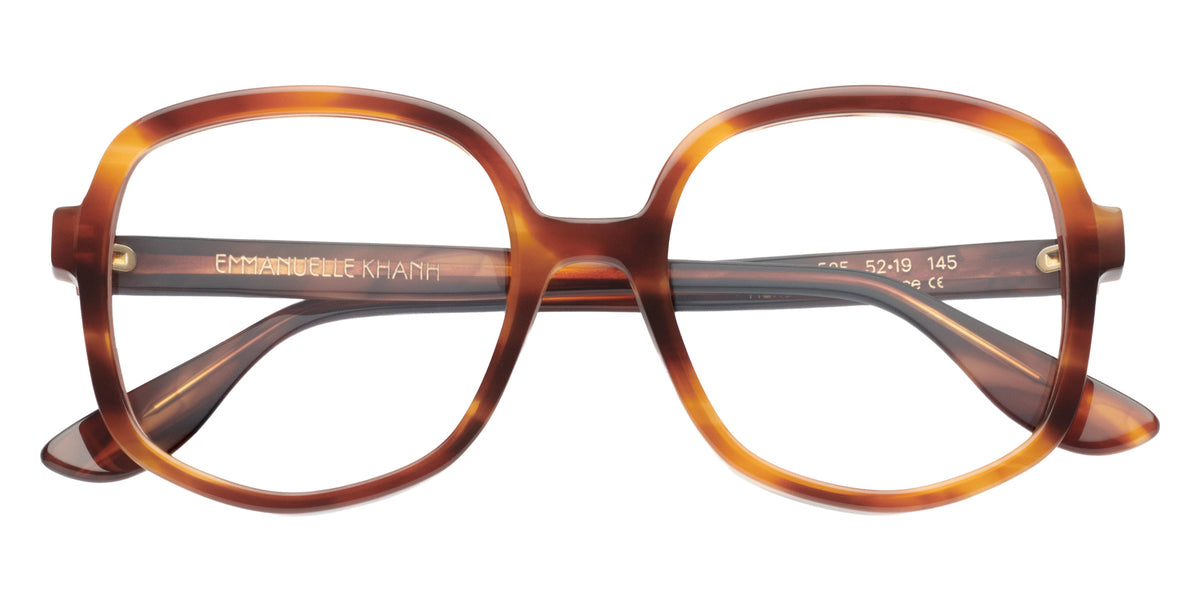 Emmanuelle Khanh® SWAN Eyeglasses EK SWAN-525 52 - Flamme Havana
