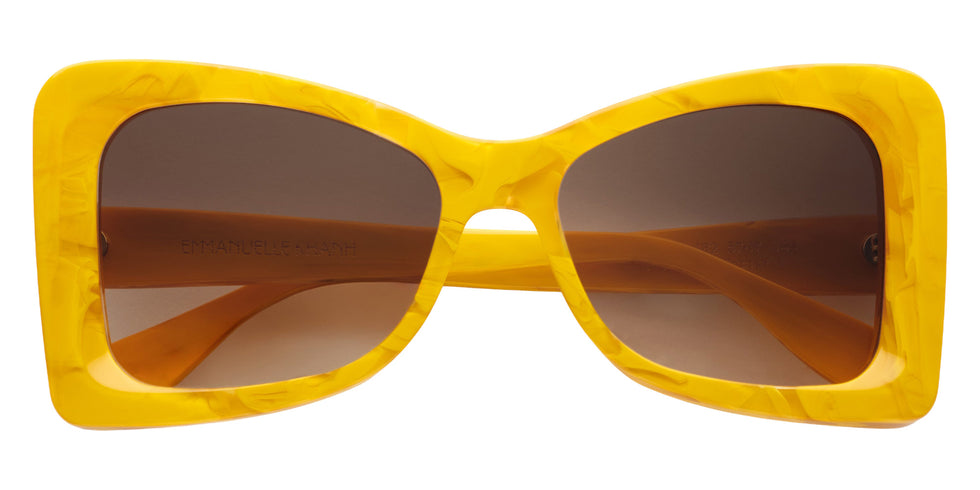 Emmanuelle Khanh® TANGO Sunglasses EK TANGO-182 46 - Moire Jaune