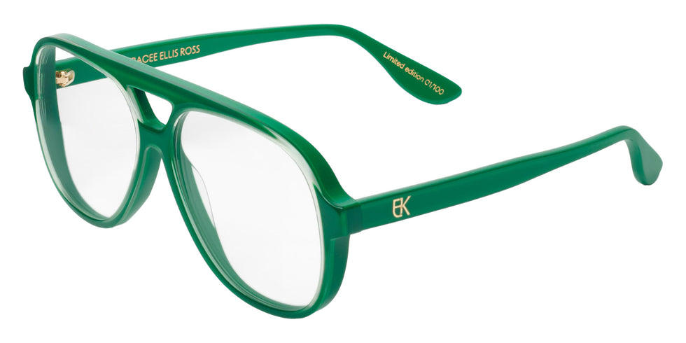 Emmanuelle Khanh® TRUTH Eyeglasses EK TRUTH-HERB 59 - Glossy Prairie