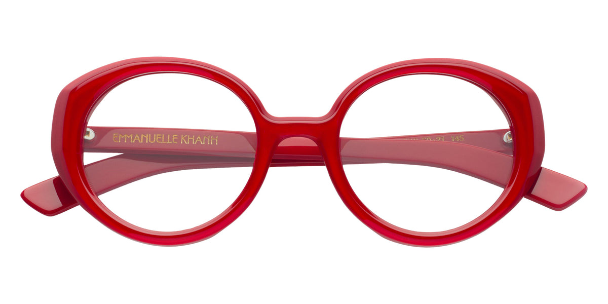 Emmanuelle Khanh® VELVET Eyeglasses EK VELVET-506 50 - Glossy Rouge