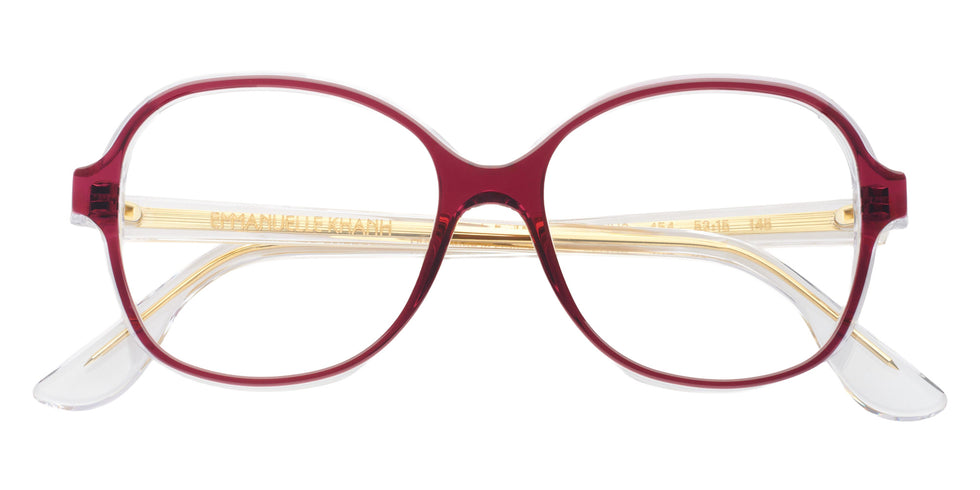 Emmanuelle Khanh® VENUS Eyeglasses EK VENUS-454 52 - Liner Bordeaux