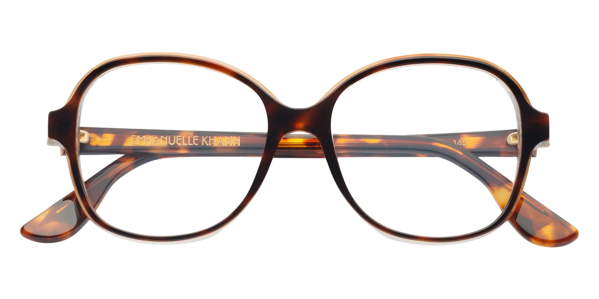Emmanuelle Khanh® VENUS Eyeglasses EK VENUS-610 52 - Ecaille Cristal Bio
