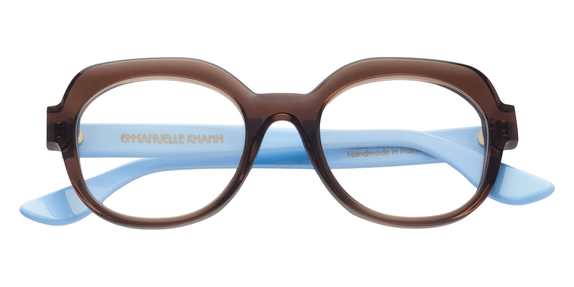 Emmanuelle Khanh® WEST Eyeglasses EK WEST-3155 50 - Brun Glacier