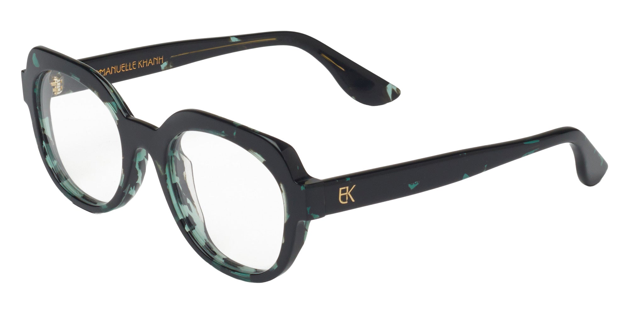 Emmanuelle Khanh® WEST Eyeglasses EK WEST-5147 50 - Eclat Vert Bio