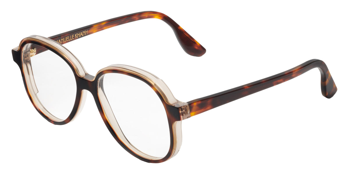 Emmanuelle Khanh® WIND Eyeglasses EK WIND-610 52 - Ecaille Cristal Bio