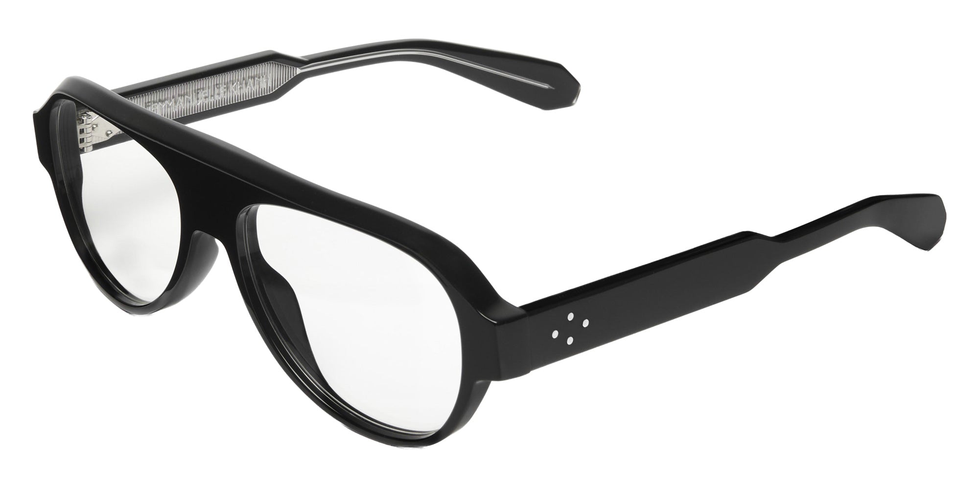 Emmanuelle Khanh® ZEPHYR Eyeglasses EK ZEPHYR-169A 57 - Noir Cristal Bio - Ar