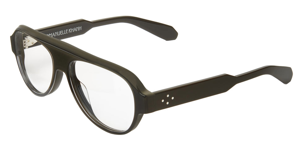 Emmanuelle Khanh® ZEPHYR Eyeglasses EK ZEPHYR-855 57 - Glossy Olive