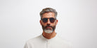 Mykita® ELI MYK ELI Black/White / Polarized Pro Hi-Con Brown 52 - Black/White / Polarized Pro Hi-Con Brown Sunglasses