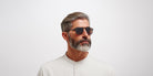 Mykita® ELI MYK ELI Black/White / Polarized Pro Hi-Con Brown 52 - Black/White / Polarized Pro Hi-Con Brown Sunglasses
