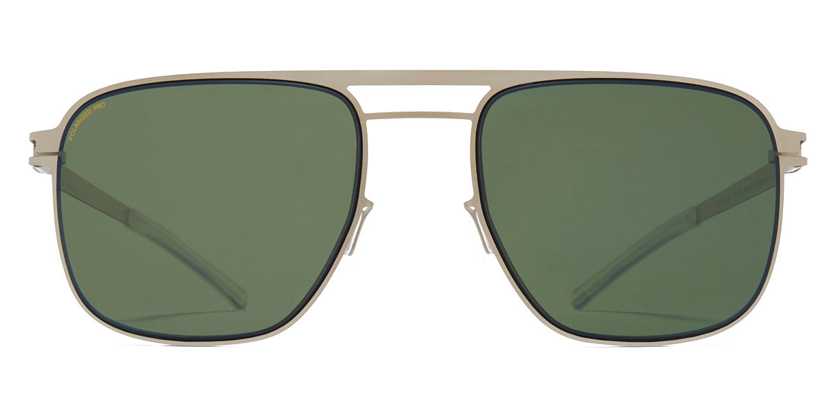Mykita® ELI MYK ELI Matte Silver/Black / Polarized Pro Green 52 - Matte Silver/Black / Polarized Pro Green Sunglasses