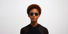 Mykita® ELI MYK ELI Matte Silver/Black / Polarized Pro Green 52 - Matte Silver/Black / Polarized Pro Green Sunglasses
