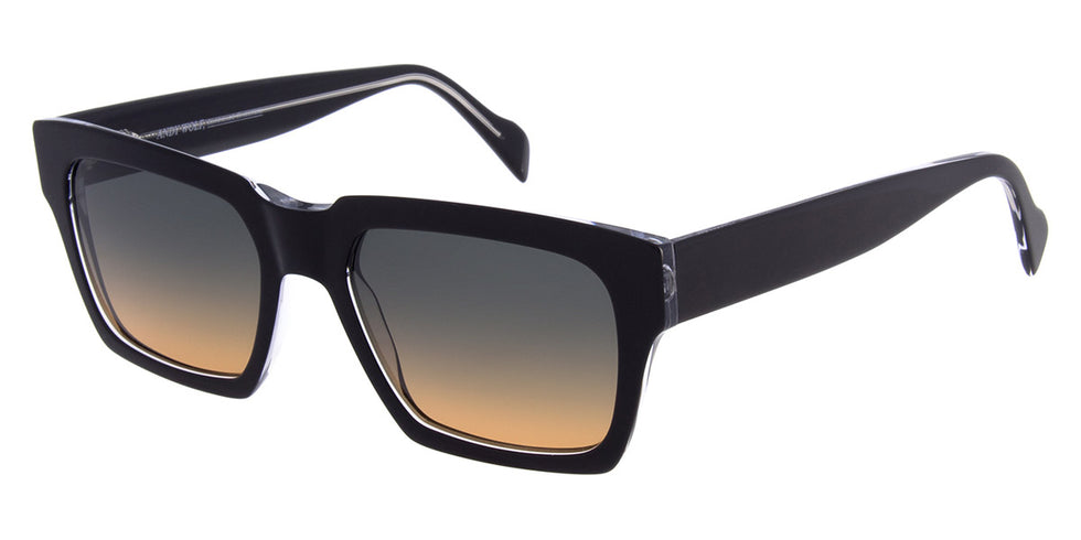Andy Wolf® Eric Sun ANW Eric Sun 08 54 - Black/Orange Sunglasses