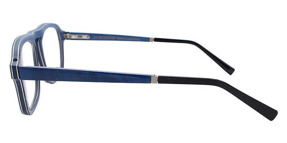 Gold & Wood® ERIS 02 G&W ERIS 02 42 52 - 42 - Glossywood/Blue Madrona Burl/Electric Blue Birch Eyeglasses