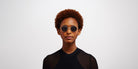 Mykita® ESBO MYK ESBO C101 Matte Champagne/Glossy Gold / Polarized Pro Hi-Con Grey 48 - C101 Matte Champagne/Glossy Gold / Polarized Pro Hi-Con Grey Sunglasses