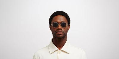 Mykita® ESBO MYK ESBO C101 Matte Champagne/Glossy Gold / Polarized Pro Hi-Con Grey 48 - C101 Matte Champagne/Glossy Gold / Polarized Pro Hi-Con Grey Sunglasses