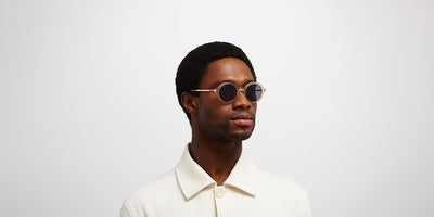 Mykita® ESBO MYK ESBO C101 Matte Champagne/Glossy Gold / Polarized Pro Hi-Con Grey 48 - C101 Matte Champagne/Glossy Gold / Polarized Pro Hi-Con Grey Sunglasses